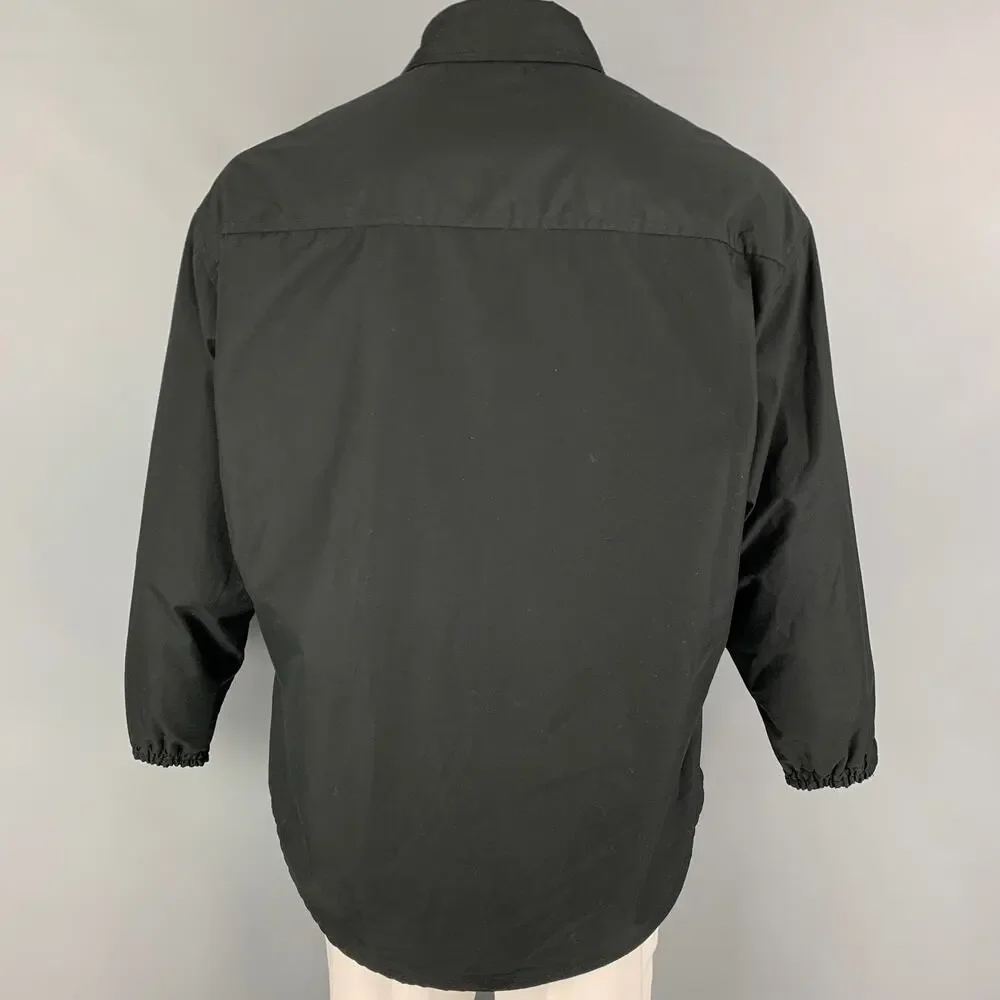WTAPS Size M Black Polyester Cotton Zip Jacket